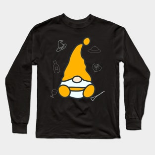 Cute Gnomes Fall Happy Halloween Thanksgiving Christmas Long Sleeve T-Shirt